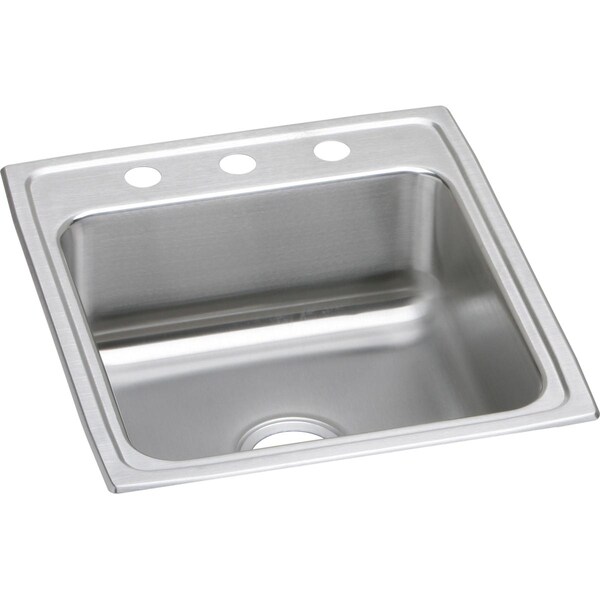 16 in x 16 in, 1, Drop-in, Stainless Steel